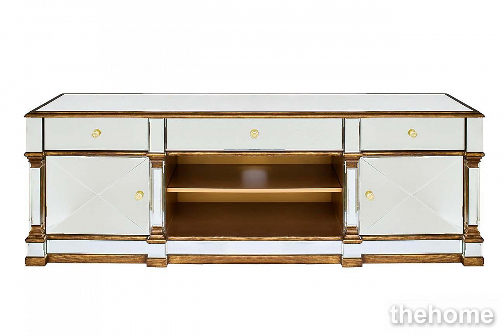 KFC1153E7 Тумба под телевизор зеркальная 1800*500*600 Garda Decor - TheHome