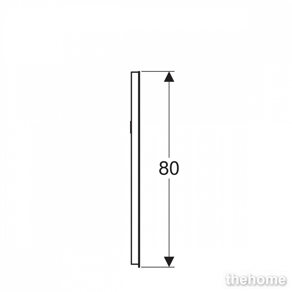 Зеркало Geberit Renova Compact 40х80см Y862340000 с подсветкой - 4