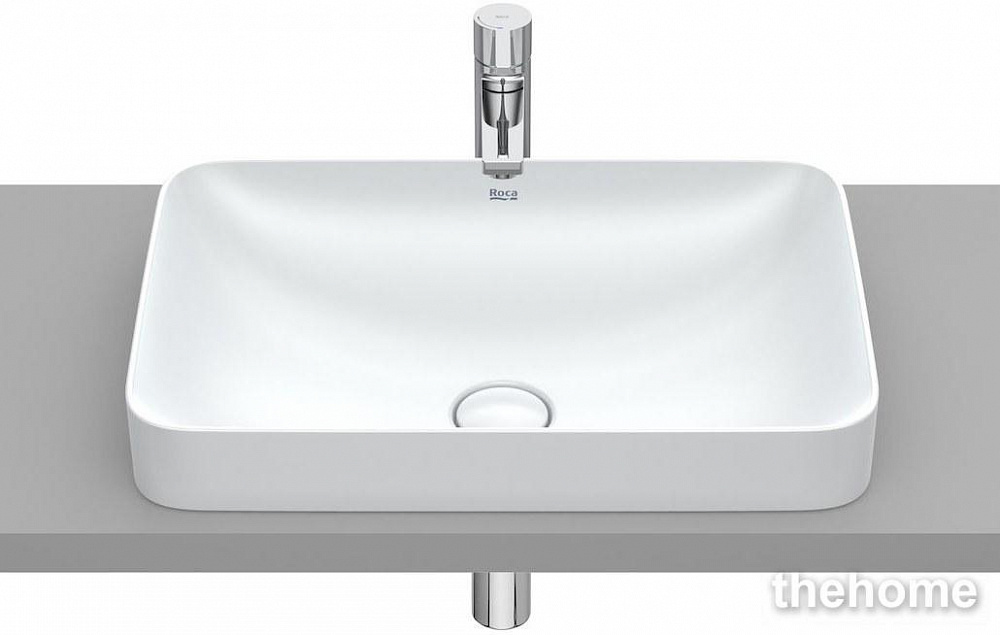 Раковина 55 см Roca Inspira square 327534630 жемчужный - TheHome