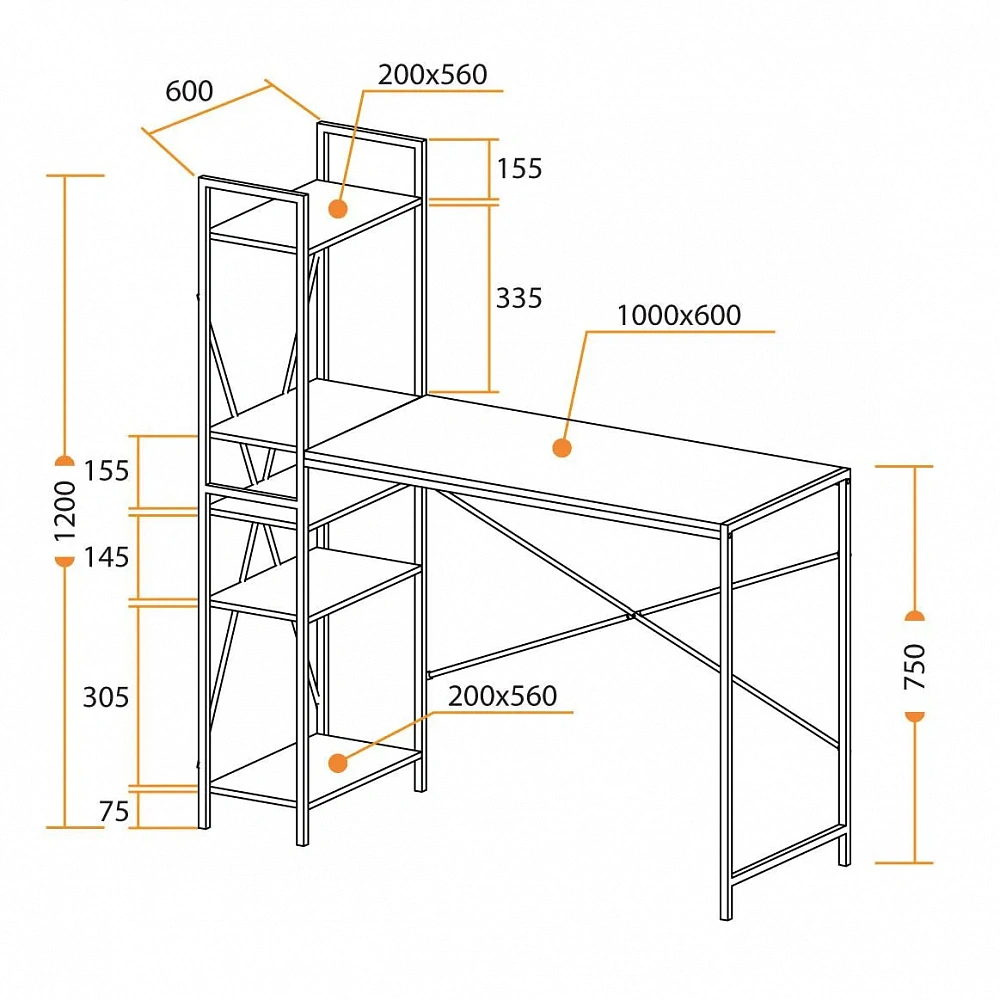 Cтол WD-07 TetChair 15249 - 9