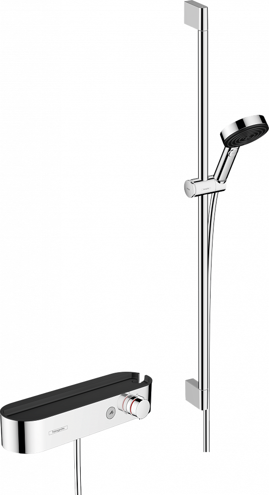 Душевой гарнитур Hansgrohe Pulsify Select S 105 3jet 24270000, хром - TheHome