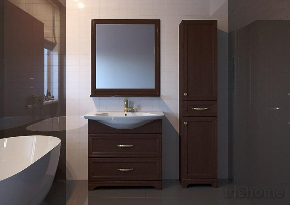 Зеркало ASB-Woodline Берта 85 10121 антикварный орех - 4