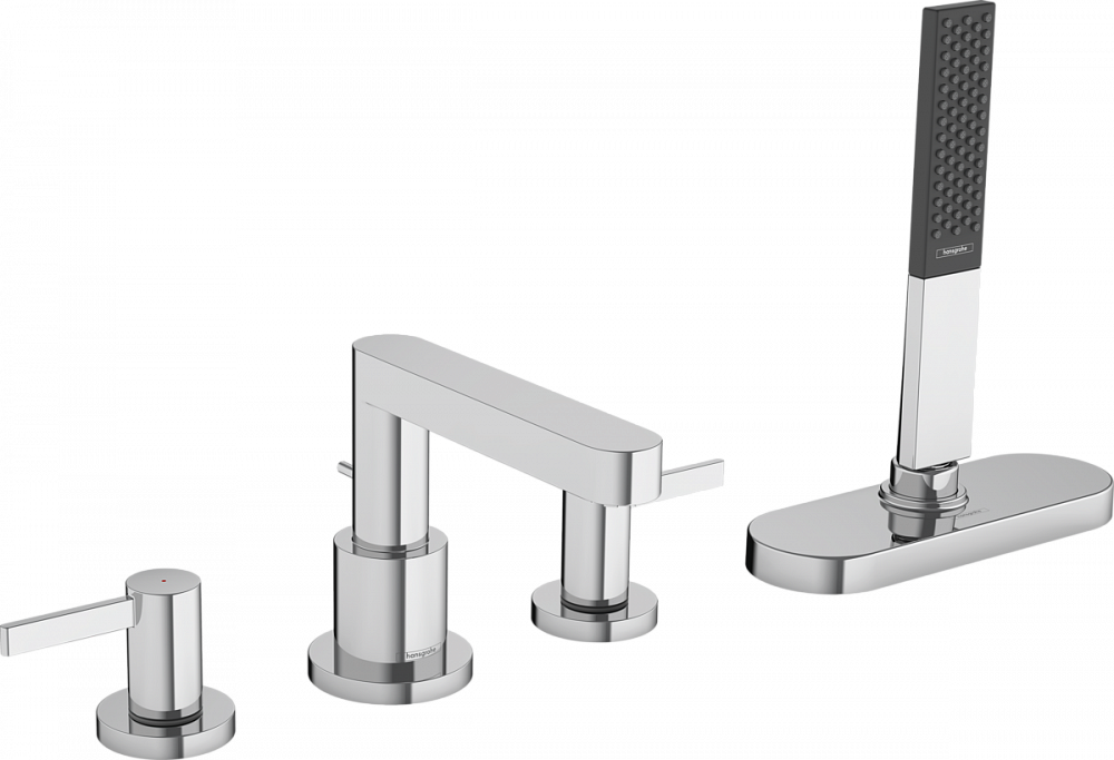 Смеситель Hansgrohe Finoris для ванны с душем 76444000 хром - TheHome