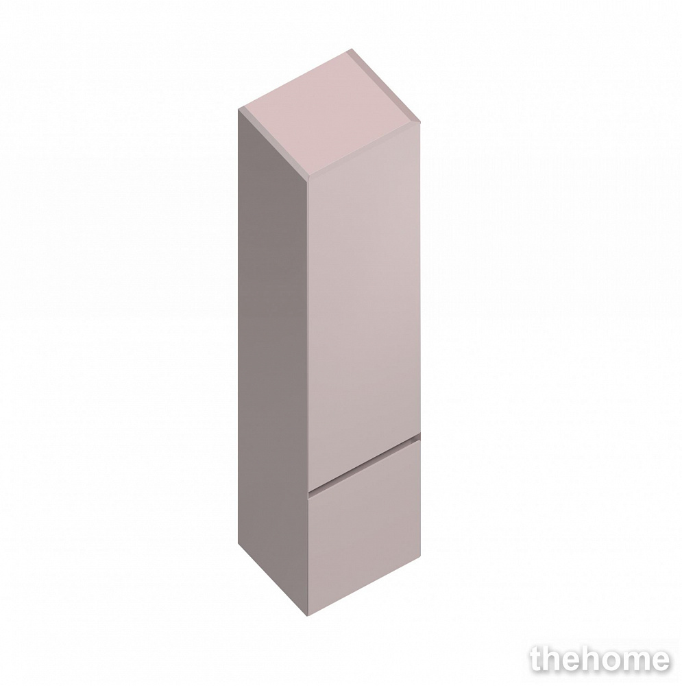 Шкаф-пенал Kerama Marazzi Cubo 35 см CU.165rh\MAL розовый - TheHome