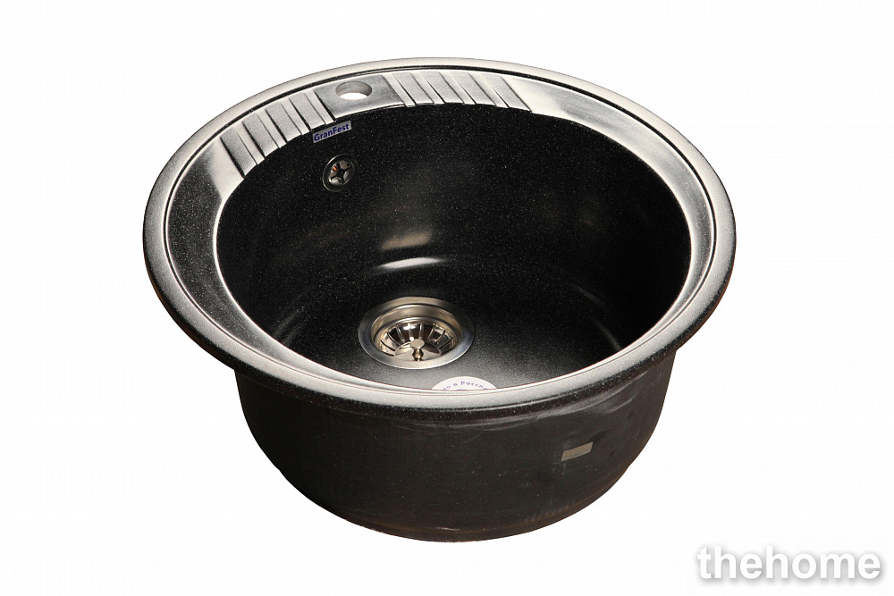 Кухонная мойка GranFest Rondo GF-R520 429016 черная - TheHome