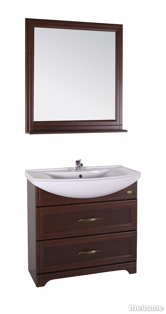 Зеркало ASB-Woodline Берта 85 10121 антикварный орех - 3