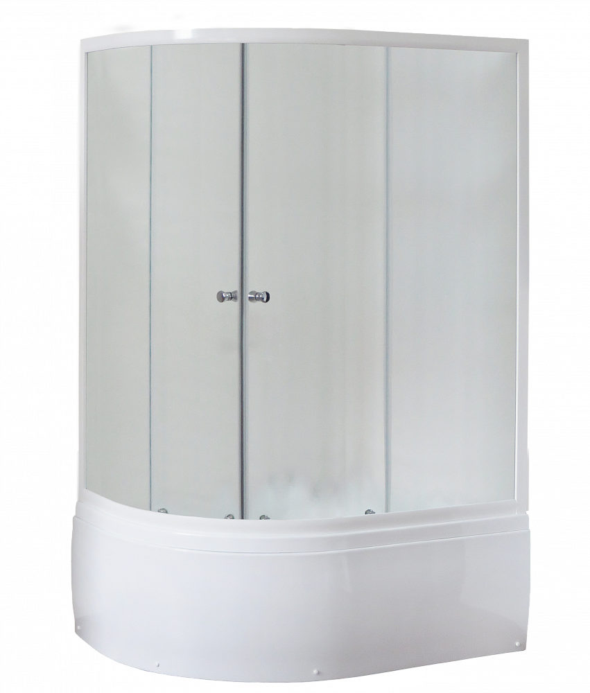 Душевой уголок Royal Bath 8120BK-C матовое правый - TheHome