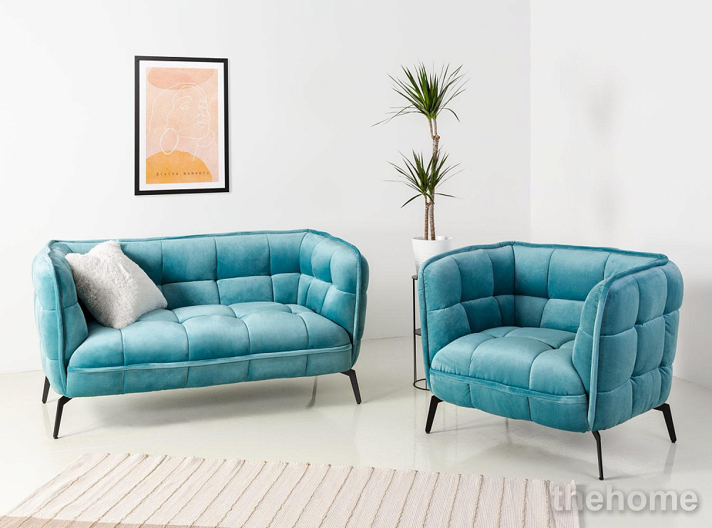 Диван R-Home Осло Aqua 2-х местный - 4