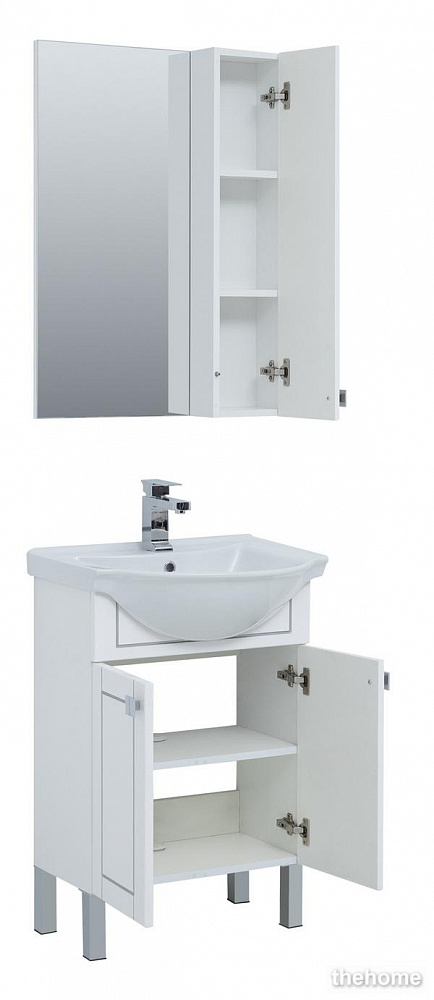 Зеркало-шкаф Aquanet Эрвин 60 00260300 белый - 3