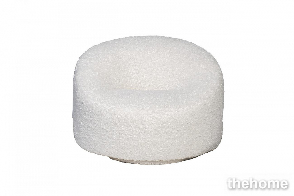 Кресло поворотное LUNA иск.мех белый  Esck01 98*90*69см Garda Decor - TheHome
