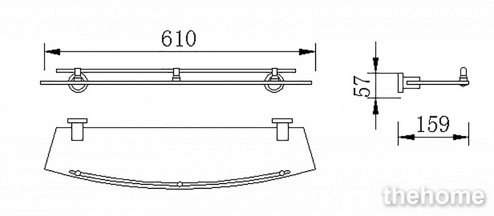 Полка Rush Victoria VI71620 - 2