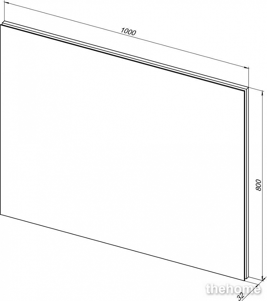Зеркало Aquanet Гласс 100 LED 274134 белый - 4