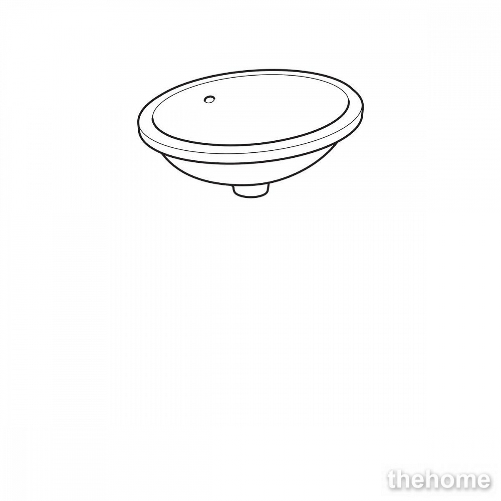 Раковина Geberit Variform 48см 500.748.01.2 белая - 3