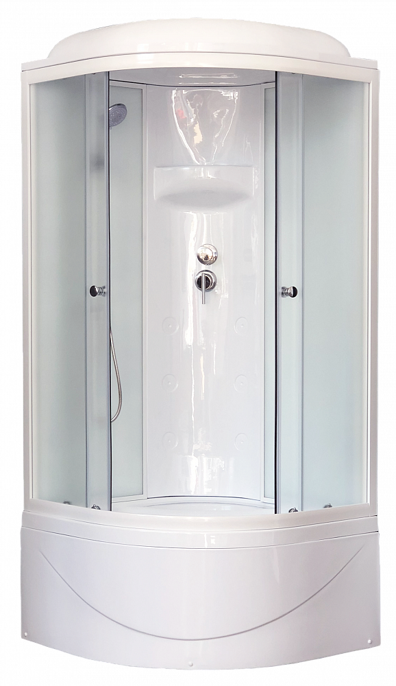 Душевая кабина Royal Bath 100BK6-WC белое/матовое - TheHome