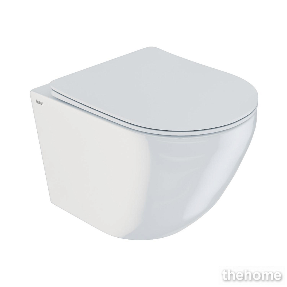 Подвесной унитаз безободковый Iddis Blanco BLARDSEi25 с крышкой-сиденьем микролифт - TheHome