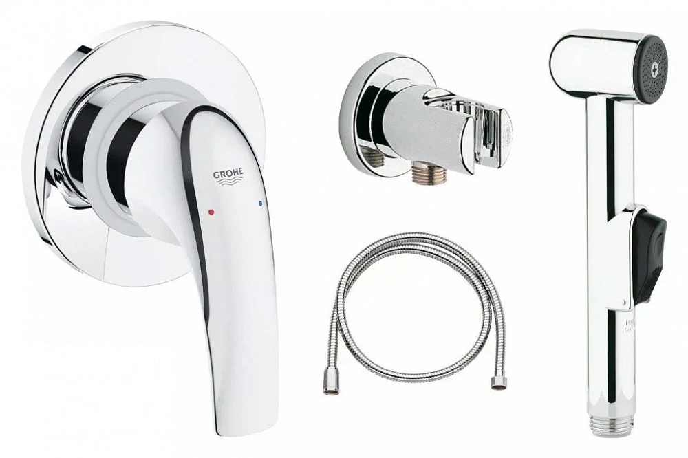 Гигиенический душ Grohe BauCurve 123072 комплект - TheHome