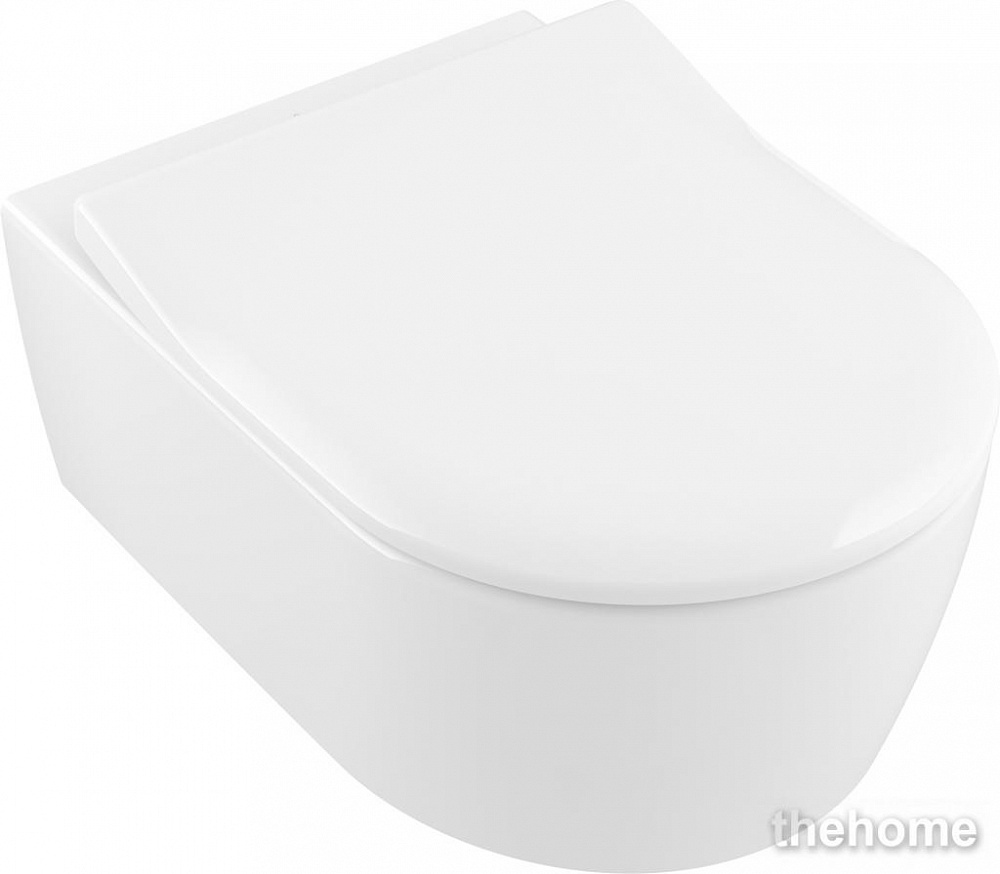 Подвесной унитаз Villeroy & Boch Avento 5656RS01 alpin с сиденьем микролифт - TheHome