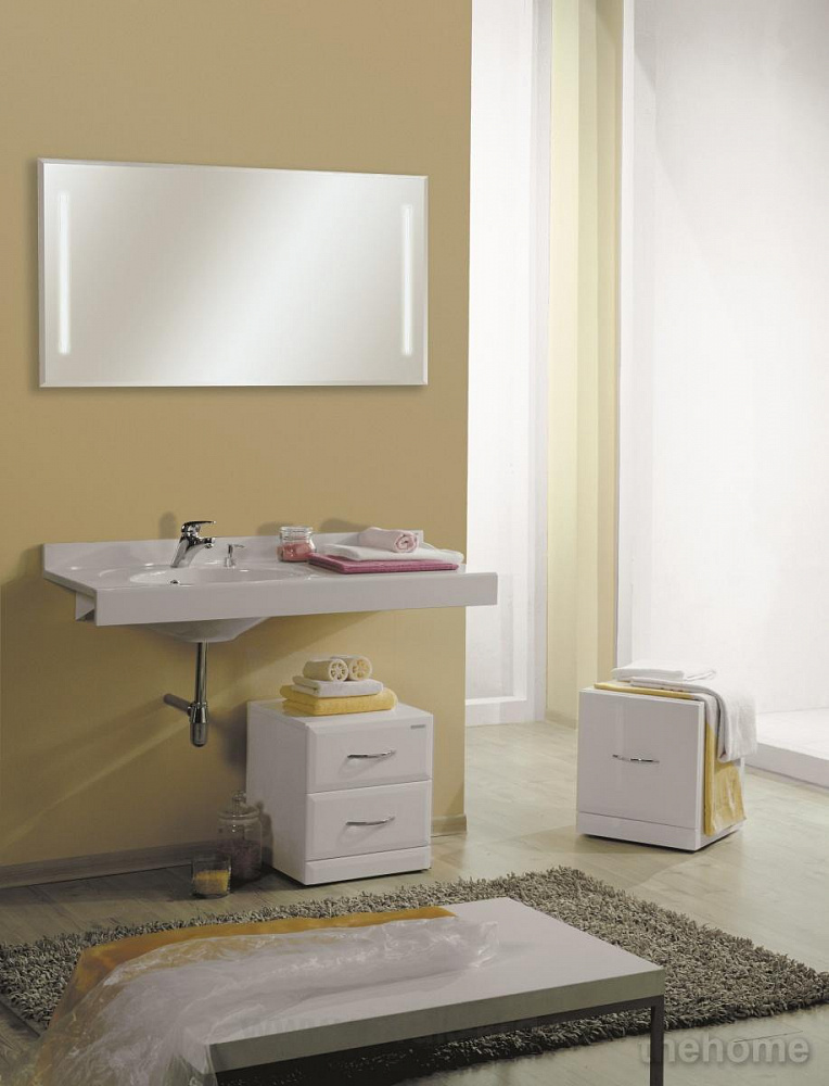 Зеркало с подсветкой 120 см Aquaton Отель 1A101402OT010 белый - 3