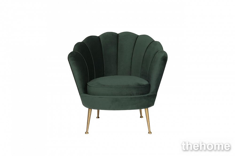 87YY-1907 KRES ZEL Кресло велюр зеленый 89*79*85см Garda Decor - TheHome