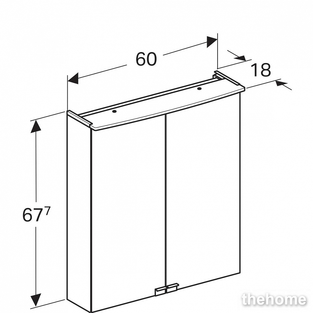 Комплект мебели Geberit Smyle для компактных ванных, 529.352.00.6 - 5