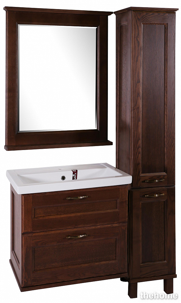 Зеркало ASB-Woodline Прато 70 9645 антикварный орех - 2