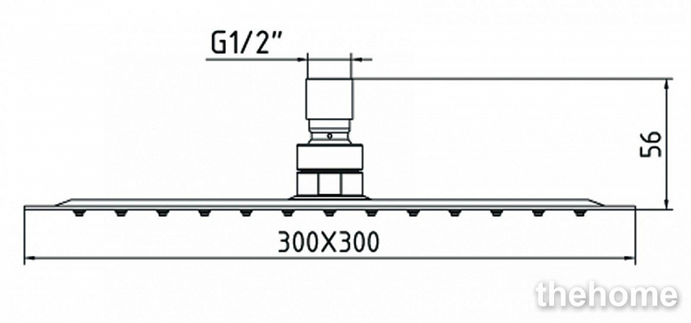 Верхний душ E.C.A Slim 102145013EX - 2