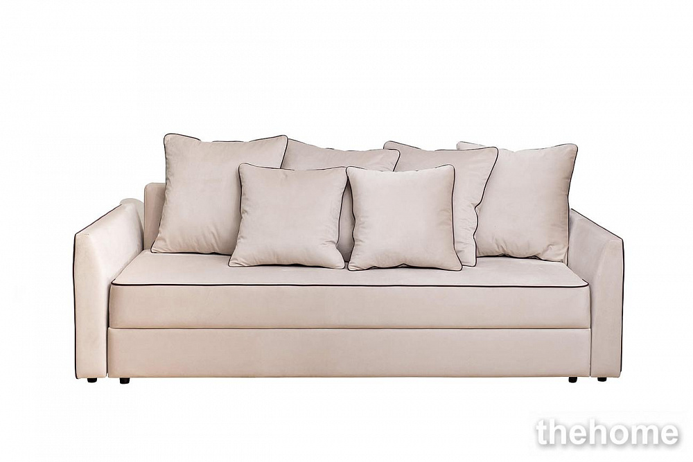 Диван Mores(K)кант трехмест.раскл. велюр беж. Colton 002-BEG 226*103*94 Garda Decor - TheHome