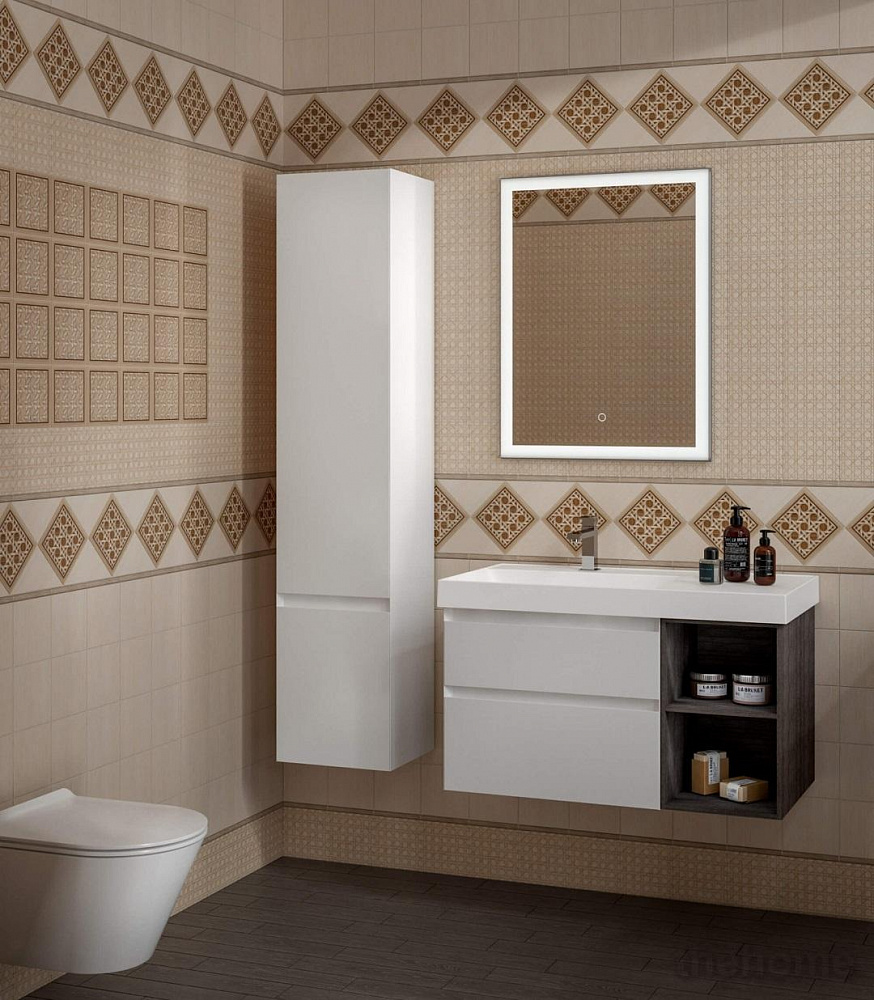 Шкаф-пенал Kerama Marazzi Cubo 35 см CU.165lh\WHT белый - 2