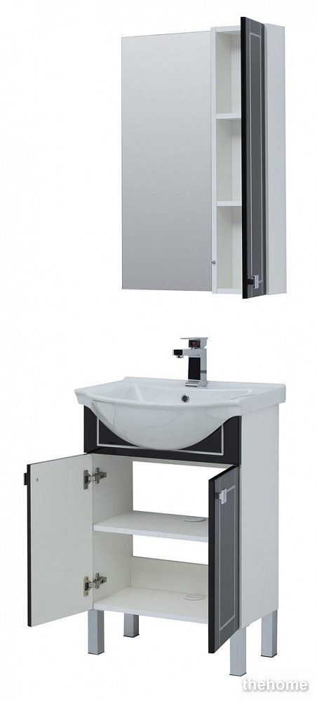 Зеркало-шкаф Aquanet Эрвин 60 00260306 черный - 5