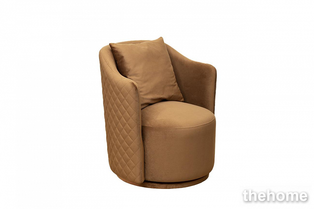 Кресло Verona Basic вращающееся велюр коричн. Colt004-KOR 70*77*80см Garda Decor - 2