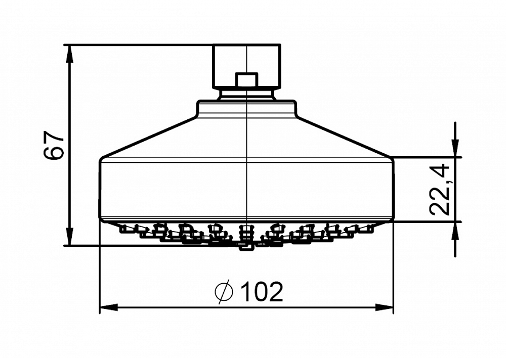 Душевая насадка Roca Stella 5BH103C00 - 2