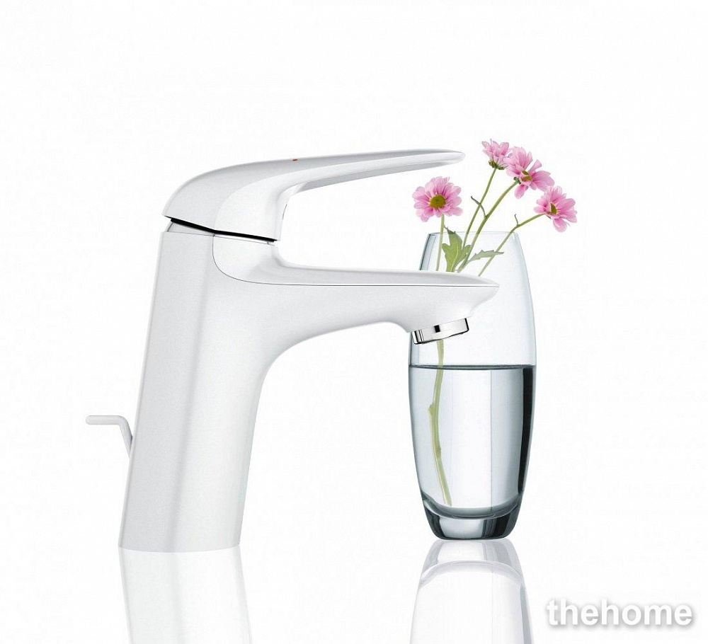 Смеситель для раковины Grohe Eurostyle 2015 23709LS3, с донным клапаном, белая луна - 3