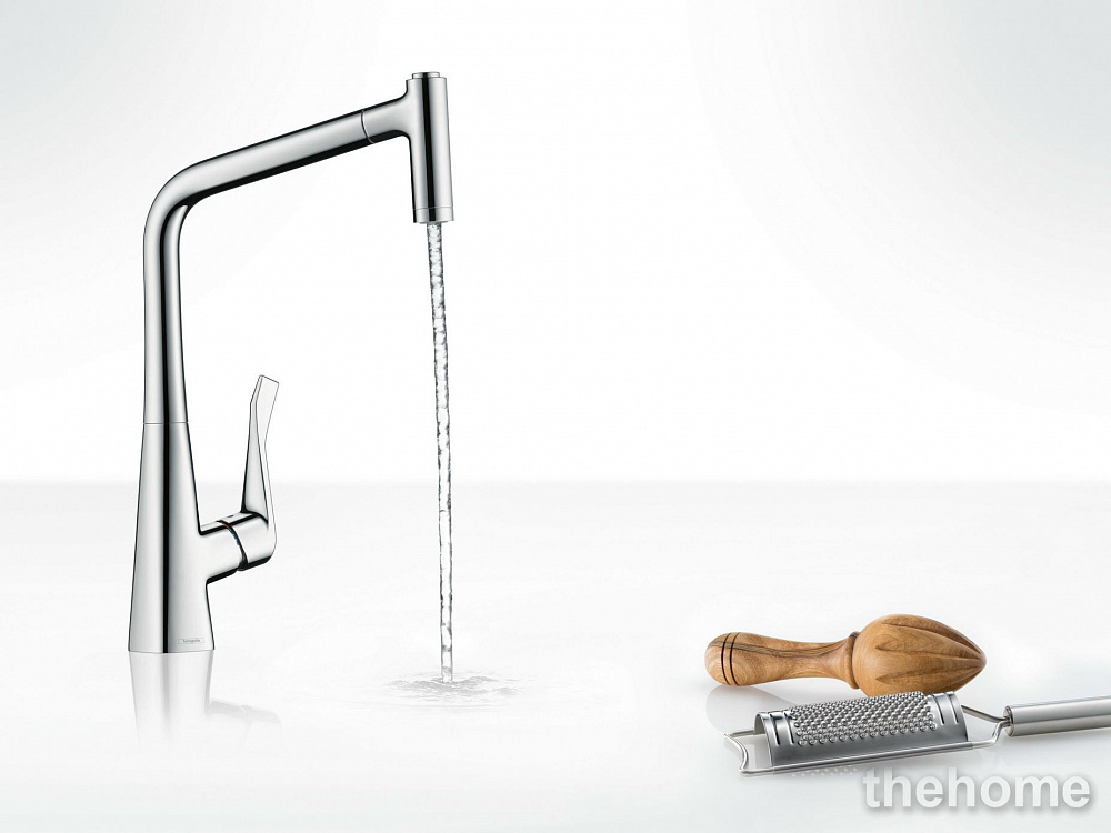 Смеситель Hansgrohe Metris для кухонной мойки 14820000 хром - 5