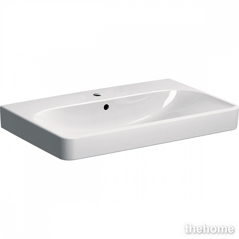 Раковина Geberit Smyle Square 75см 500.249.01.1 белая - TheHome