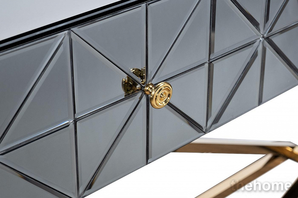 KFG113 Консоль с матовой зерк. отделкой 2 ящика 120*42*78см Garda Decor - 4
