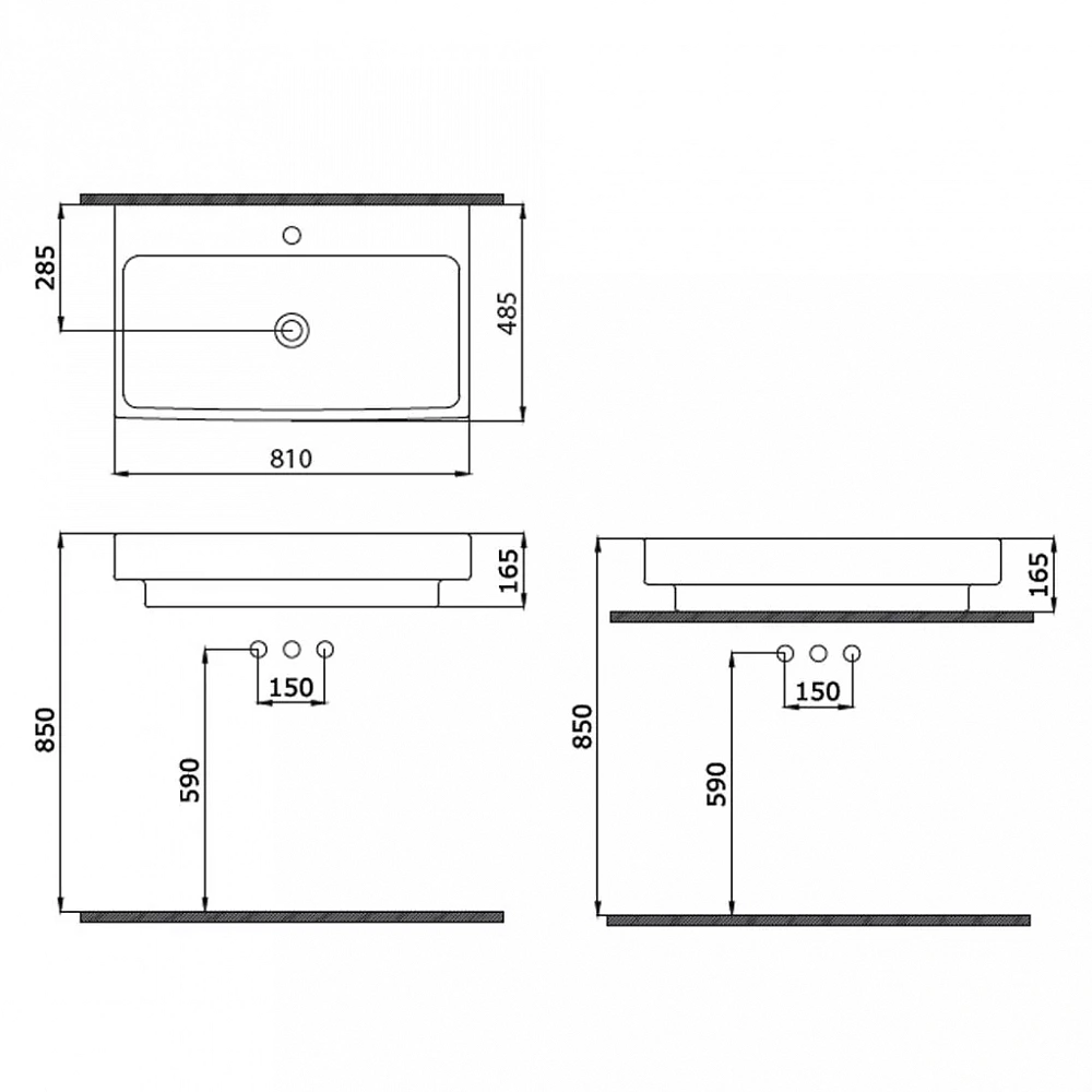 Раковина Bocchi Scala Arch 1078-001-0126 белая - 8