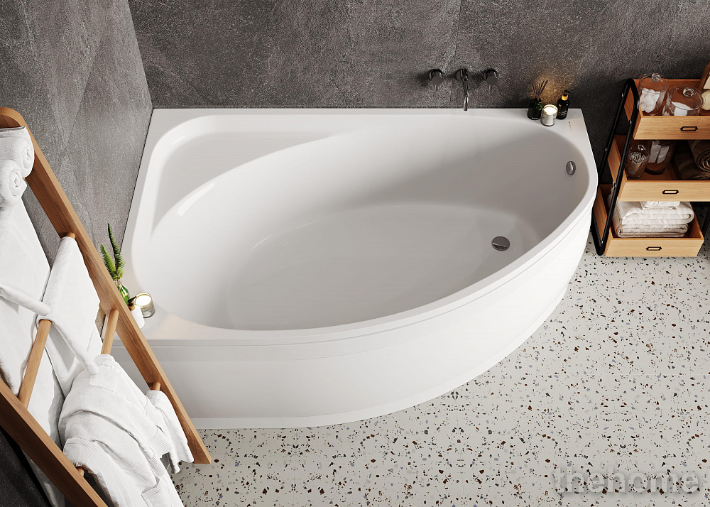 Акриловая ванна Vagnerplast HAPI 170x110 Right - 5