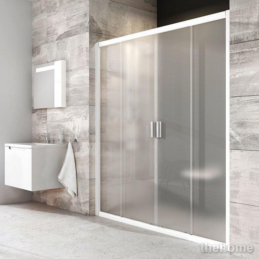 Душевая дверь Ravak BLIX BLDP4-130 белый+ Grape - TheHome
