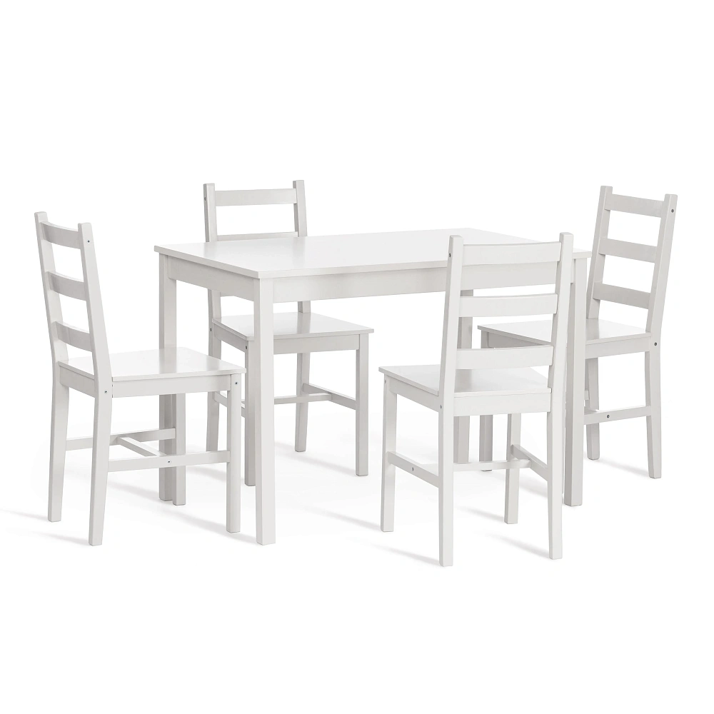 Обеденный комплект Хадсон 2 (стол + 4 стула)/ Hudson 2 Dining Set TetChair 19238 - TheHome