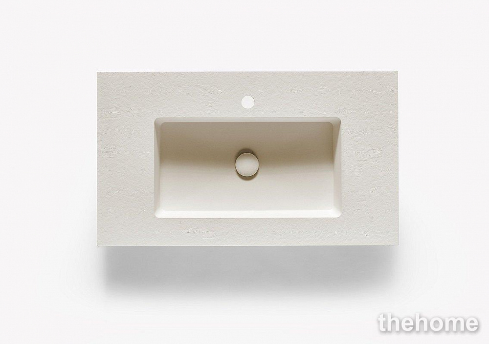 Раковина-столешница Acquabella ENCIM.INTEGRA_90_S/F_SLATE_BIANCO 90х46 см blanco - TheHome