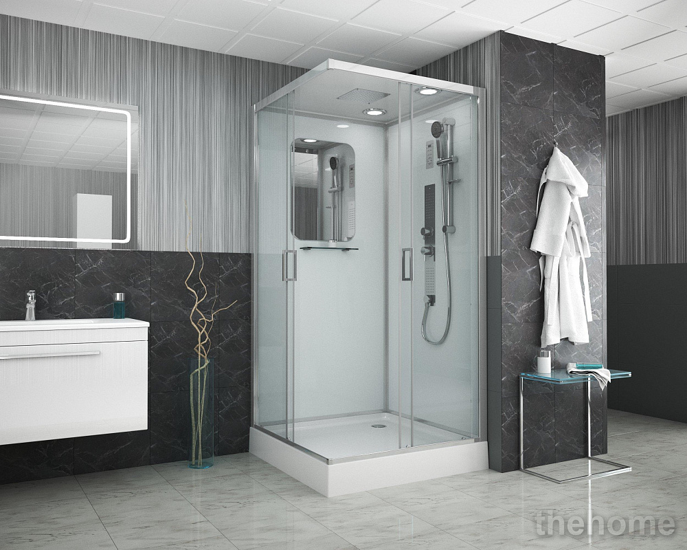 Душевая кабина Niagara Premium NG-6001-01GQ 90х90х210 стекло прозрачное - 2
