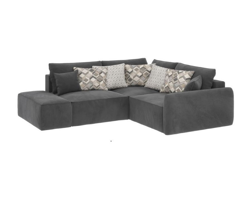 Диван угловой DeeOne Портленд-1 AAA41308005 серый - TheHome