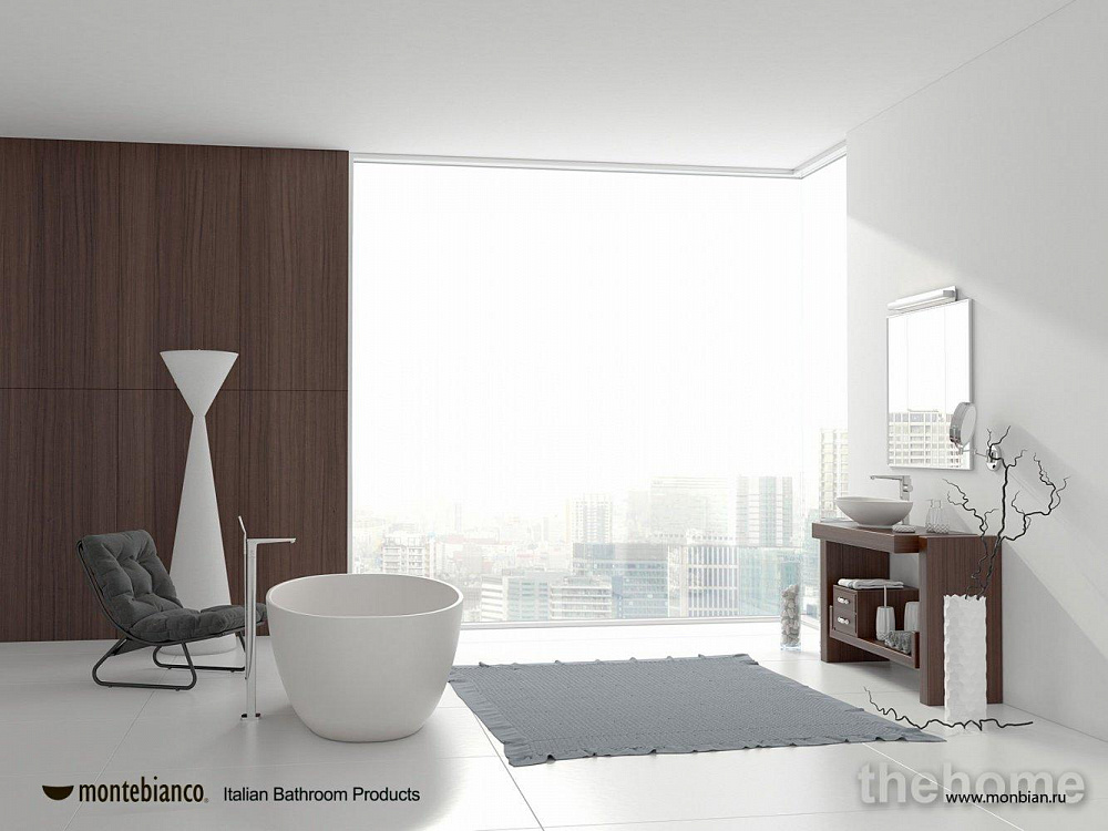 Раковина Montebianco Gondola 691x325x14 см - 11