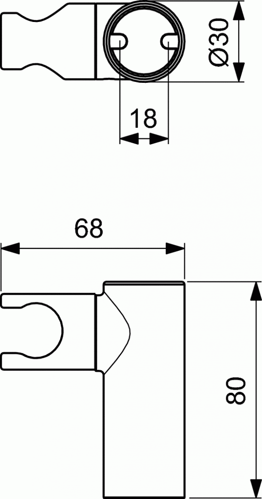 Держатель для душа Ideal Standard Idealrain Pro B9847AA - 2