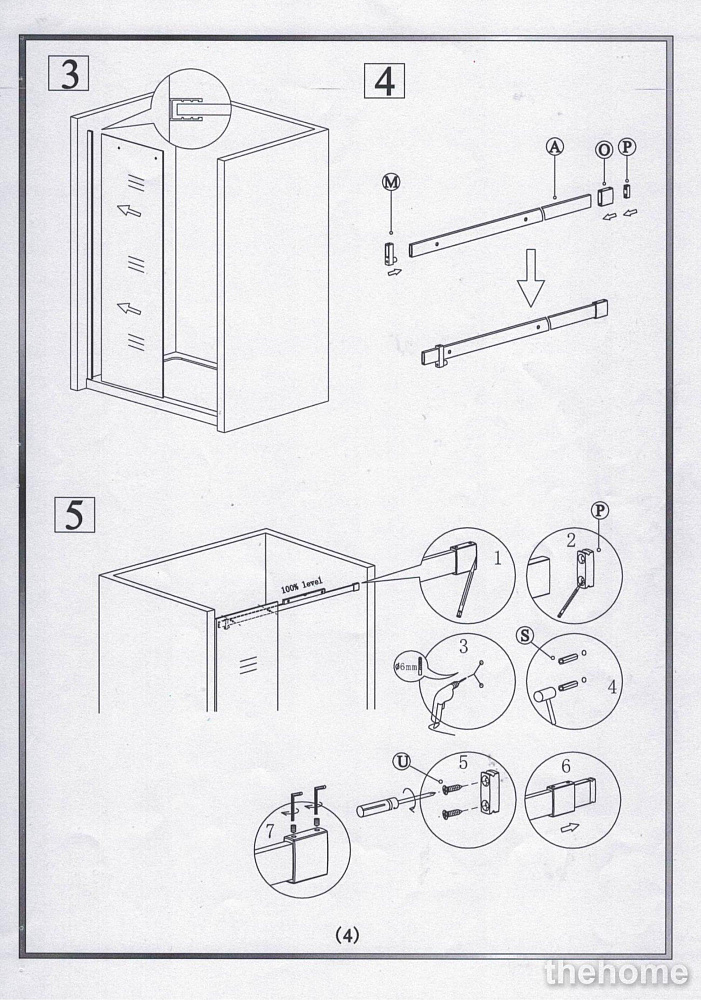 Душевая перегородка GOOD DOOR Galaxy SP-90-C-B - 4