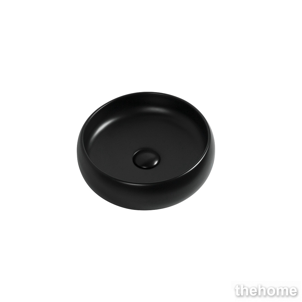 Раковина Aquanet Round-1-MB 273680 36 см матовый черный - TheHome