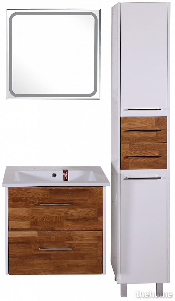 Зеркало ASB-Woodline Оскар 65 10234 белое - 3