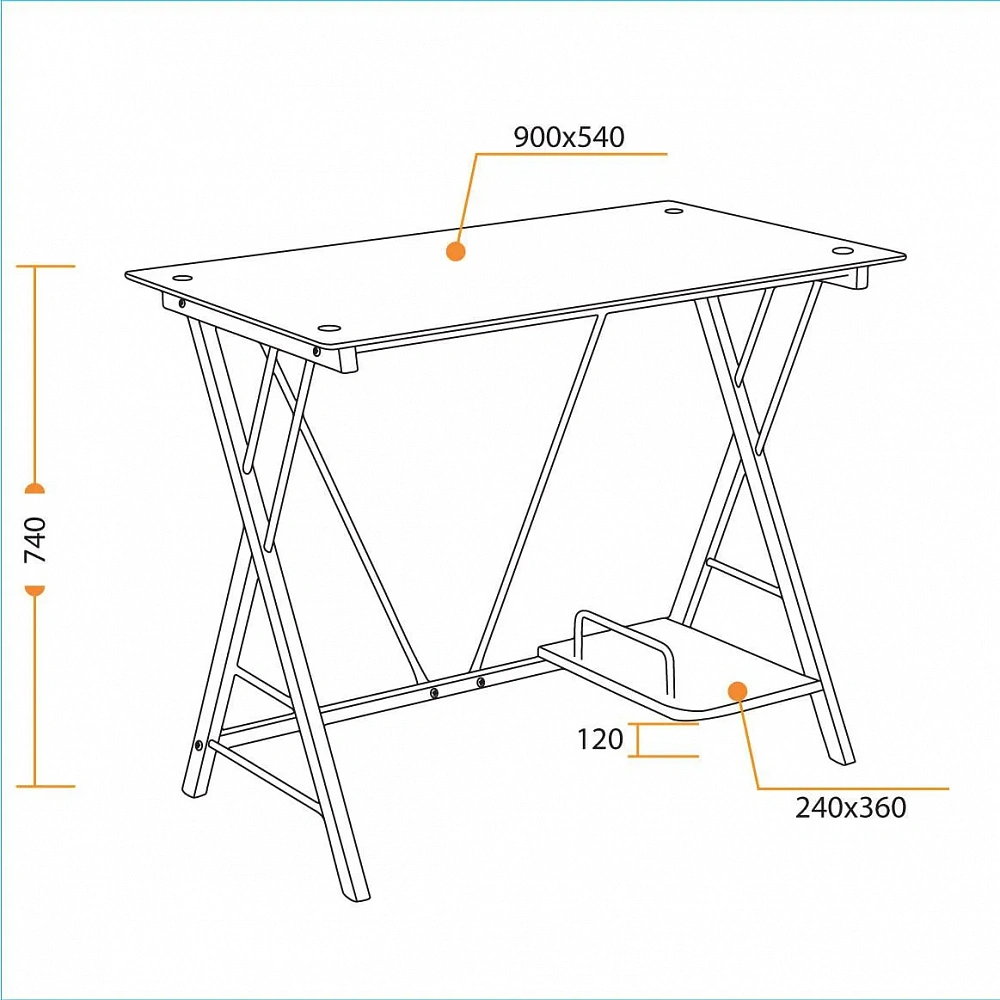 Стол компьютерный GD-01 TetChair 14254 - 9