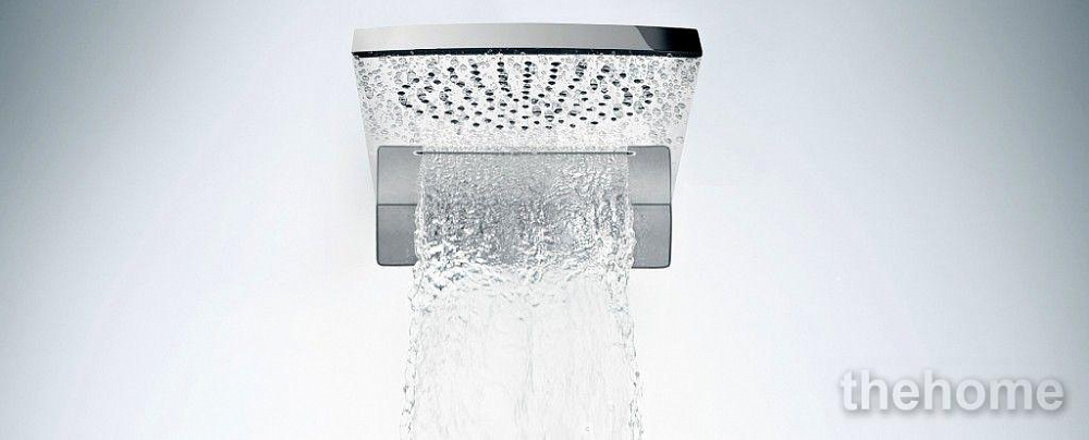 Верхний душ Hansgrohe Raindance Rainfall 180 AIR 2jet 28433400 хром/белый - 2