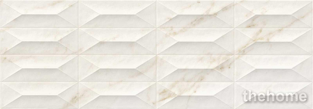 Плитка Marbleplay Ivory Struttura Gem 3D Rett. 30х90 - TheHome